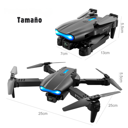 Dron K3 & E99 PRO con Doble Cámara 4K, WiFi FPV, Control por Gestos, Evitación de Obstáculos y Diseño Plegable