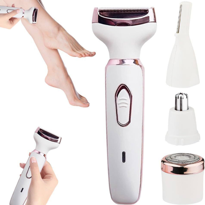 Depiladora y Afeitadora Femenina 4 en 1 Recargable USB