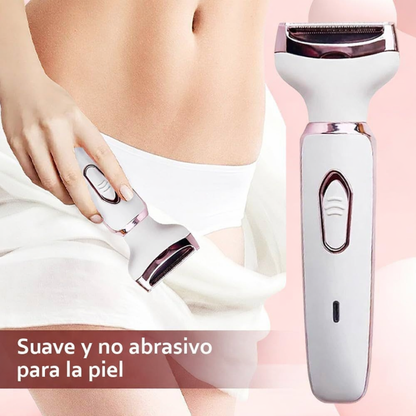 Depiladora y Afeitadora Femenina 4 en 1 Recargable USB
